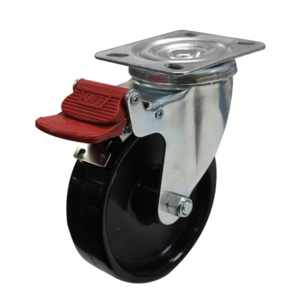 125mm Nylon Wheel 200kg Capacity Castor (S5032B)