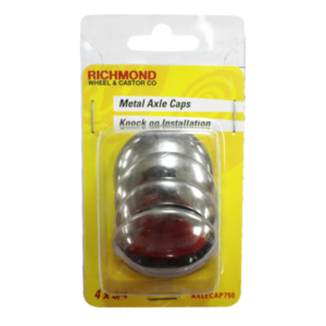 Pack of 4 Axle Caps to Suit 3/4" Size Axles (AXLECAP750)