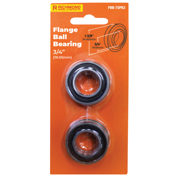 Flange Ball Bearing  1-3/8" O.D X 3/4" I.D.   (FBB-75)