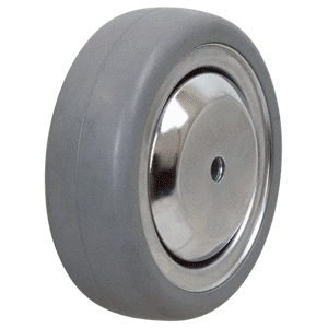 100mm Institutional Rubber Wheel | 5/16" Axle Diameter (IR4004-31)