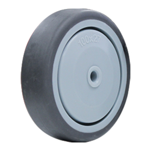 100mm Institutional Rubber Wheel | 5/16" Axle Diameter (IR4401-31)