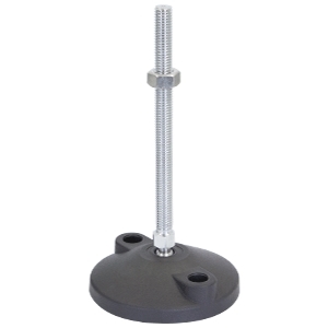 100mm X M12 Levelling Feet  Bolt Down Mild Steel (LVR10012150B)