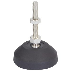 60mm X M8 Levelling Feet  Ball Jointed Mild Steel (LVR600850S)
