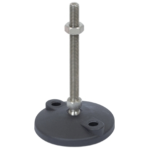 80mm X M10 Levelling Feet  Bolt Down Stainless Steel (LVR8010100BSS)