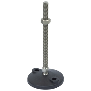 80mm X M12 Levelling Feet  Bolt Down Stainless Steel (LVR8012150BSS)