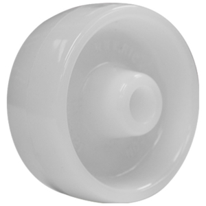 75mm Solid Nylon Wheel | 1/2" Axle Diameter (NY3321-50WHT)