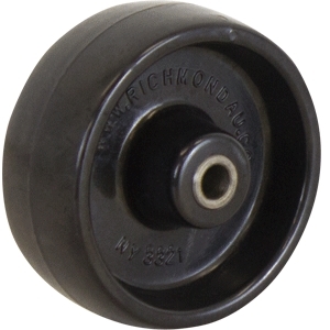 100mm Solid Nylon Wheel | 1/2" Axle Diameter (NY4417-50BLK)