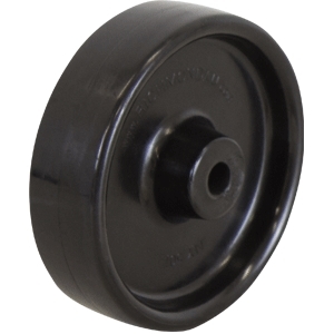 125mm Solid Nylon Wheel | 1/2" Axle Diameter (NY501-50BLK)