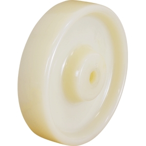200mm Solid Nylon Wheel | 3/4" Axle Diameter (NY800-75WHT)