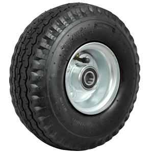 260mm Steel Centred Pneumatic Wheel | 3/4" Axle Diameter (PN1066-75BB)