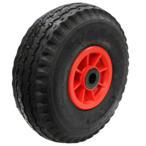 265mm Plastic Centred Pneumatic Wheel | 20mm Axle Diameter (PN1074-20PL)