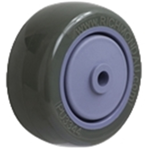 75mm Polyurethane Tyred Nylon Centred Wheel | 5/16" Axle Diameter (PU3344-31)