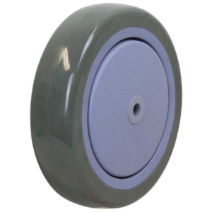 125mm Polyurethane Tyred Nylon Centred Wheel | 5/16" Axle Diameter (PU5555-31)