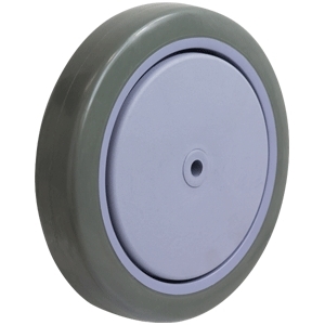150mm Polyurethane Tyred Nylon Centred Wheel | 5/16" Axle Diameter (PU6660-31)