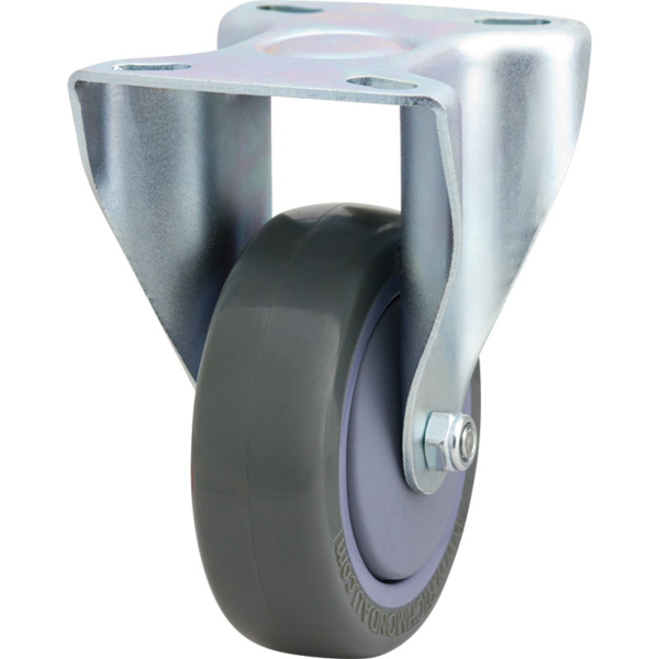 100mm Poly Nylon Rigid Zinc Durolite Castor (R4107)