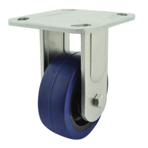 100mm Rebound Rubber Wheel 150kg Capacity Castor (R4457)