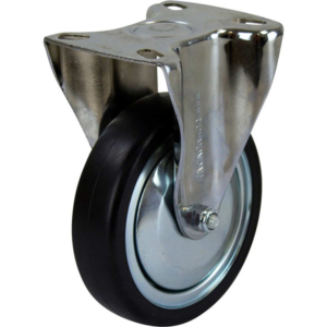 125mm Anti-Static Rigid Chrome Durolite Castor (R5565)