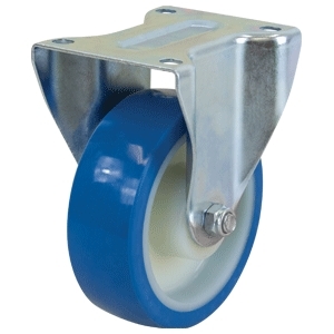150mm Rebound Polyurethane Wheel 300kg Capacity Castor (R6055)