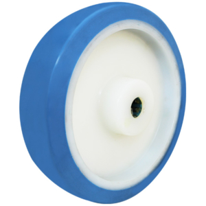 200mm Rebound Polyurethane Tyred Wheel | 20mm Axle Diameter (RP8072-M20)