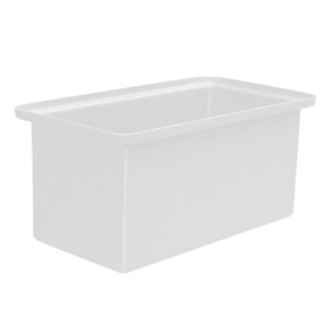 Natural 250L Straight Rotationally Moulded Plastic Tub