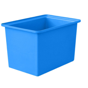 Blue 350L Tapered Rotationally Moulded Plastic Tub