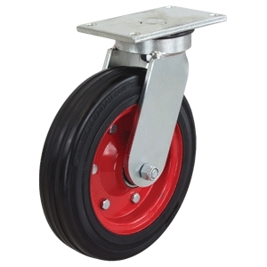 250mm Cushion Rubber 300kg Capacity Castor (S1025)