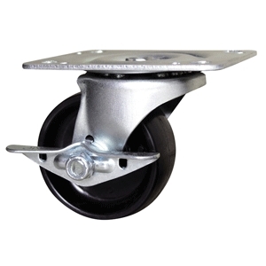 75mm Nylon Wheel 80/60kg Capacity Refrigeration Castor (S3296B)