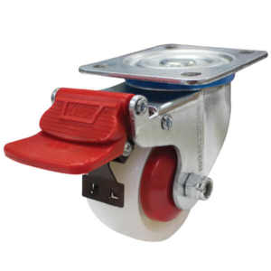 80mm Nylon Wheel 125kg Capacity Castor (S3600B)