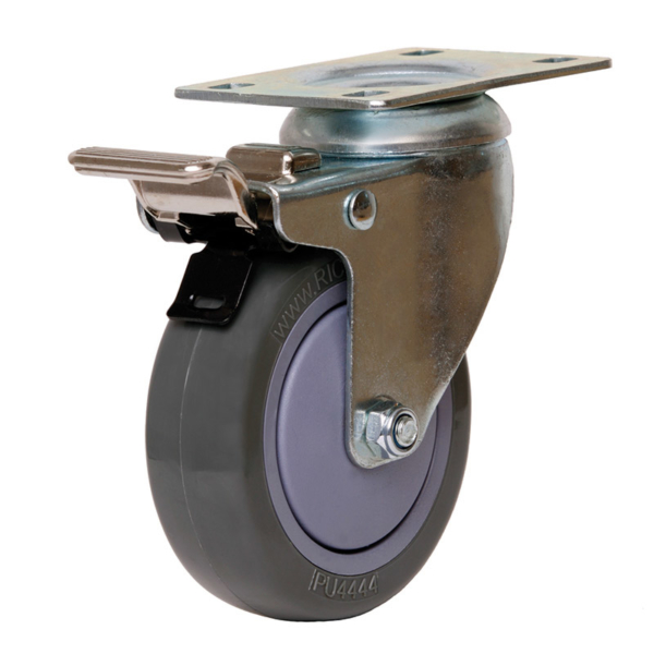 100mm Poly Nylon Swivel Light Industrial Castor (S4422B)
