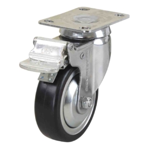 100mm Swivel Chrome Durolite Castor (S4464BC)