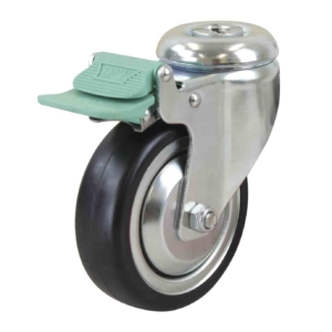 100mm Anti-Static Swivel Chrome Durolite Castor (S4462D)