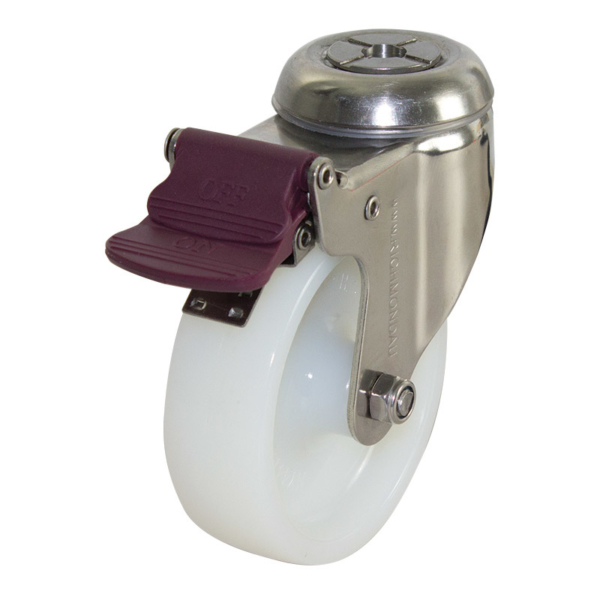 100mm Nylon Wheel 100kg Capacity Castor (S4490B)
