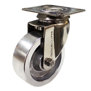 100mm Aluminum Wheel 180kg Capacity Castor (S4492)