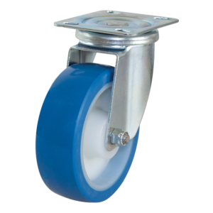 125mm Rebound Polyurethane Wheel 200/150kg Capacity Castor (S5054)