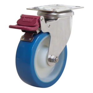 125mm Reb Poly Wheel 180kg Capacity Castor (S5144B)