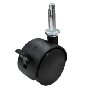 Pack of 2 Twin Wheel Grip Neck Castors With Brake (S51BPK2)