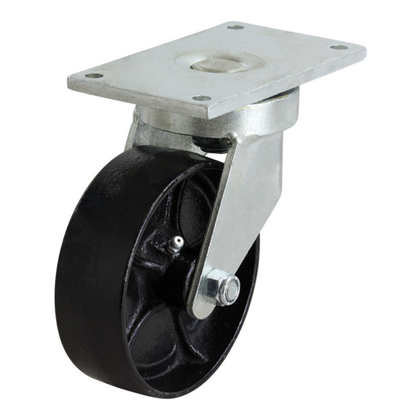 150mm SG Iron Wheel 500/400kg Capacity Waste Bin Castor (S6010)
