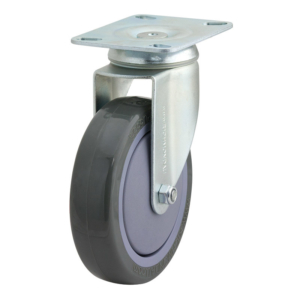 150mm Poly Nylon Swivel Zinc Durolite Castor (S6106)