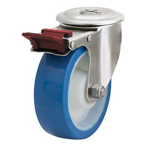 150mm Reb Poly Wheel 200kg Capacity Castor (S6148B)