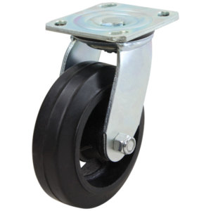 150mm Rubber Wheel 225kg Capacity Castor (S6602)