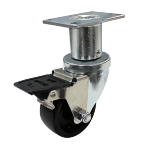 75mm Nylon Wheel Adjustable Height Castor with Brake (S75B)