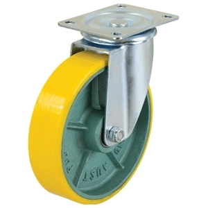 200mm Polyurethane Wheel 300kg Capacity Castor (S8048)