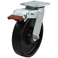 200mm Nylon Wheel 400kg Capacity Castor (S8845SLB)