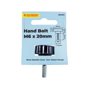 M6 x 20mm Hand Bolt (SHK001)