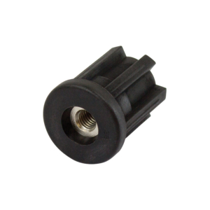 32mm Round M10 Threaded Tube End Mild Steel (TIR32R0M10)