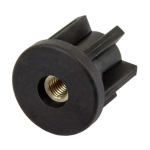 51mm Round M12 Threaded Tube End Stainless Steel (TIR51R0M12SS)