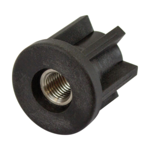 51mm Round M16 Threaded Tube End Stainless Steel (TIR51R0M16SS)