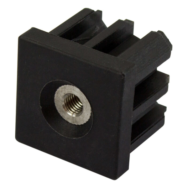 51mm Square M10 Threaded Tube End Stainless Steel (TIR51SQM10SS)
