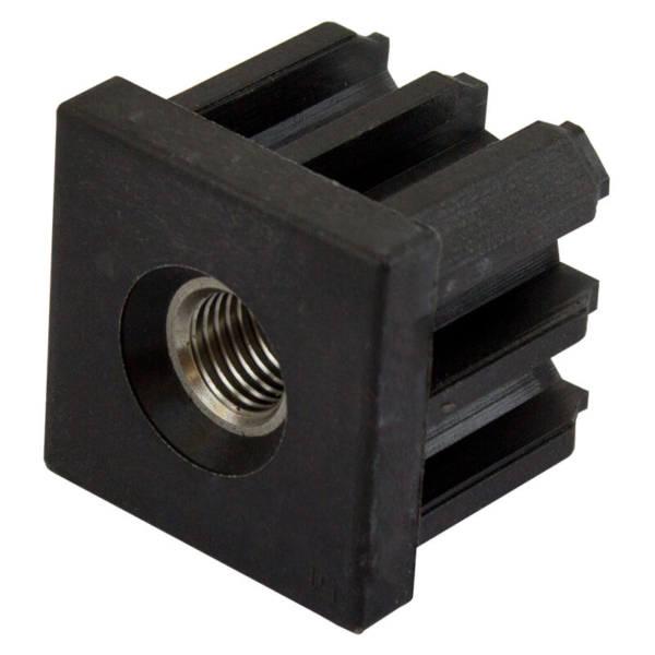51mm Square M16 Threaded Tube End Stainless Steel (TIR51SQM16SS)