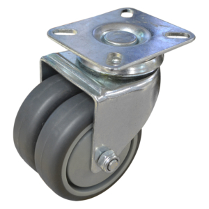 75mm Swivel Twin Wheel Plate Castor (S3718)